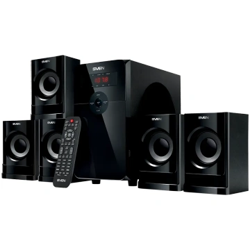 Speakers SVEN HT-201, black (80W, Bluetooth, FM, U