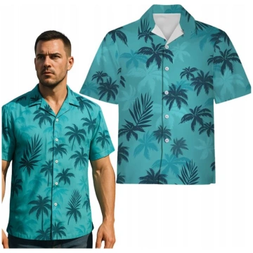 Vīriešu Vice City Hawaiian Carnival krekliņš Gta T