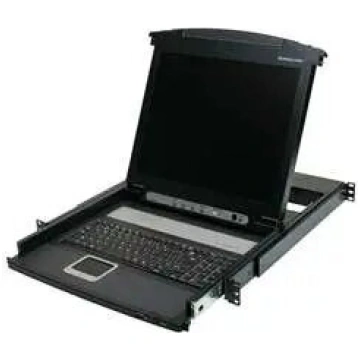 IOGEAR GCL1800 17 collu statīva LCD KVM konsole ar