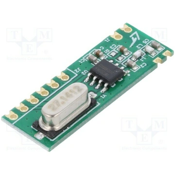 Module: RF; external; FM receiver; ASK,OOK; 433.92