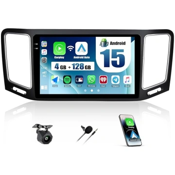 CAMECHO 4+128G Android 15 satelītnavigācijas 9 col