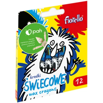 *Vaska krītiņi FIORELLO EXTRA, 12 krāsas KT284404