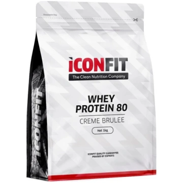 ICONFIT sūkalu proteīns 80 creme brule, 1 kg