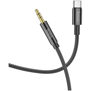 HOCO kabelis-pāreja AUX 3.5"Jack to USB C 1M UPA19