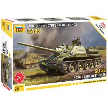 1:72 Zvezda 5062 SU-85 Soviet Tank Destroyer
