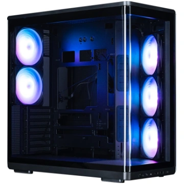 ZALMAN PC case P60 Mid-Tower with 5 ARGB fans, bla