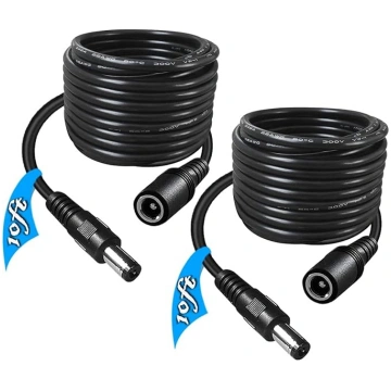 2 x DC 5,5 mm x 2,1 mm 12V pagarinājuma kabelis dr