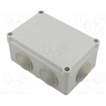 Enclosure: junction box; X: 120mm; Y: 50mm; Z: 80m