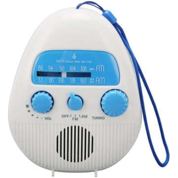 AM FM dušas radio Pārnēsājams ūdensnecaurlaidīgs A