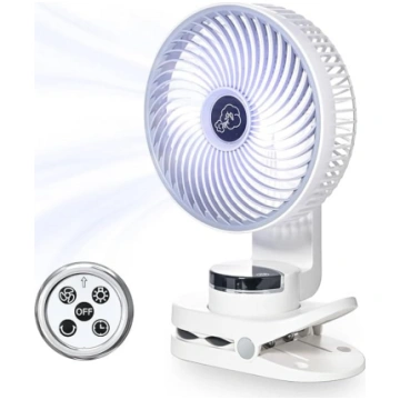 10000 mAh Mini USB klipsa ventilators ar akumulato