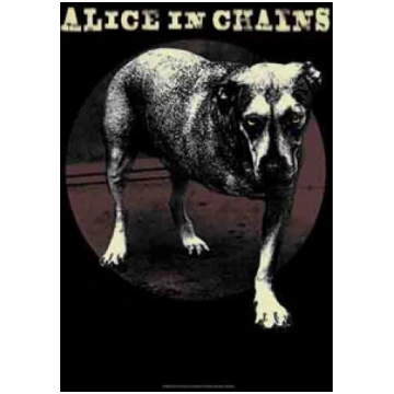 Flag: Alice In Chains (Grin) www.cameronrecords.co