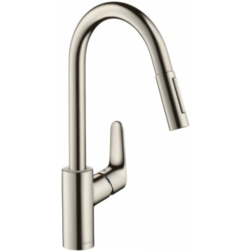 Hansgrohe Focus 240 virtuves maisītājs ar izvelkam