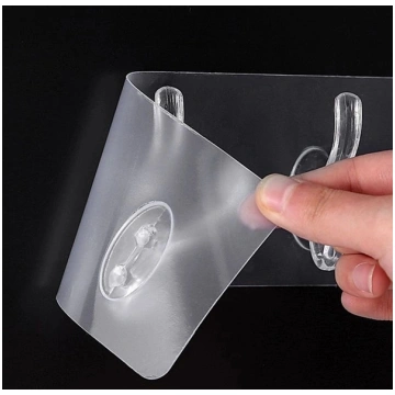 Hook - double self-adhesive hanger 5 pcs - 50x6.5c
