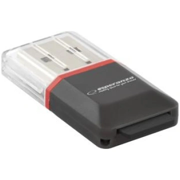ESPERANZA EA134K - MicroSD Card Reader | Black| US