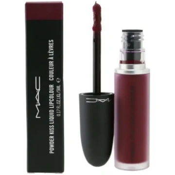 MAC Powder Kiss Matēta šķidrā lūpu krāsa 983 Burni