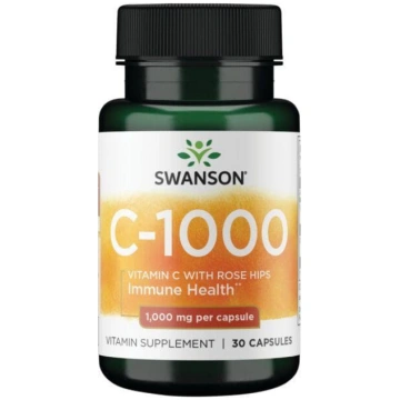 C-1000 - C vitamīns - 1000 mg - N30 - Swanson