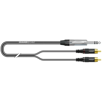 Patch cable, balanced SC-Onyx, 1 x 0,25 mm² | jack