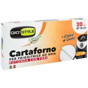 Gio`style Cepampapīra loksnes 20 gab. Ø16cm Air Fr