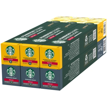 STARBUCKS - Explorer Pack Decaf by Nespresso Coffe