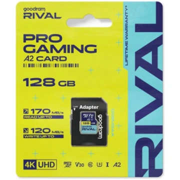 GOODRAM RIVAL Memory card microSD 128GB 100MB/s cl
