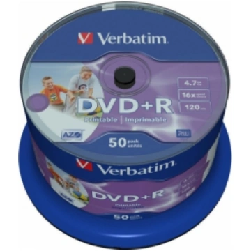 Matricas DVD+R AZO Verbatim 4.7GB 16x Wide Printab