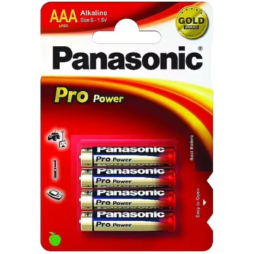 Baterijas PANASONIC Pro Power LR03PPG AAA, 4gab