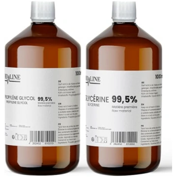 1000 ml glicerīna E422 + 1000 ml propilēnglikola E