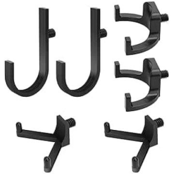 EEEKit 6 Pack Heavy Duty Garden Tool Hooks J-U-V S