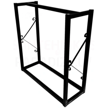 DUSCHY metāla malkas plaukts 760x710x260 43005
