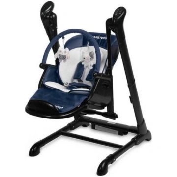 Caretero KRZESELKO + HUSTAWKA INDIGO BLACK NAVY TE