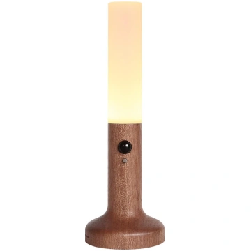 Smart Motion Sensor Night Light Solid Wood Table L