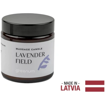 GREENUM Masāžas svece LAVENDER FIELD, 100 g