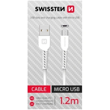 Swissten Data Cable USB / Micro USB 1.2m 71506010