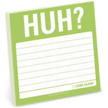 Limlapiņas - Huh? Sticky Notes, 100 lpp