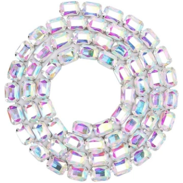 Cyrank Rhinestone pērlīšu lenta, 3,3 pēdas, krāsai