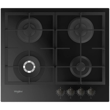 Whirlpool, platums 59 cm, melna - Iebūvējama gāzes