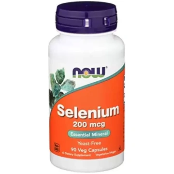 NOW Selenium 200mcg 90 kaps. NOW Foods
