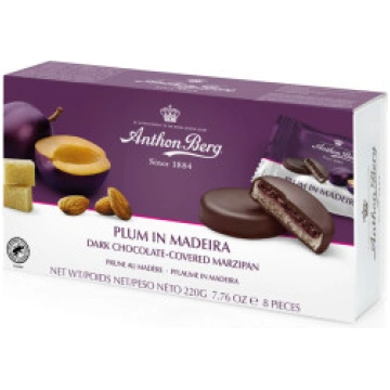 Marcipāns Plūmes Madeiras vīnā 220g