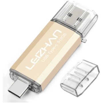 LEIZHAN USB zibatmiņas karte 512GB C tipa atmiņas 