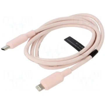 Cable | Apple Lightning plug,USB C plug | nickel p