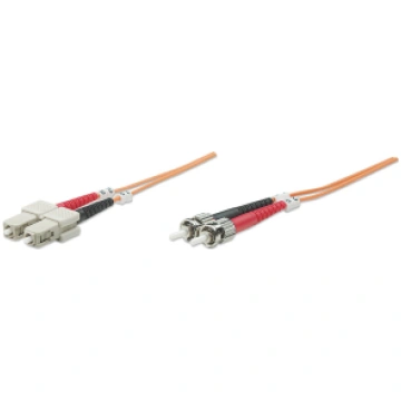 Intellinet Fibre Optic Patch Cable, Duplex, Multim