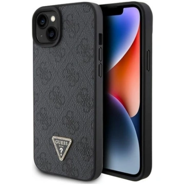 Guess Leather 4G Diamond Triangle Back Case for Ap