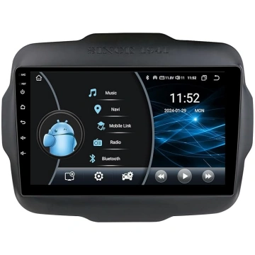 Android 13 Auto radio 9 collu skārienjūtīgais ekrā