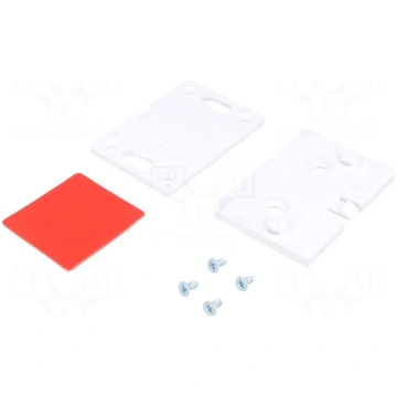 Set of clips | ABS | Colour: white | Kit: 2 holder