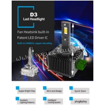 ALLD3 - D3S LED 35W 6000K - Spuldzite Led D Series