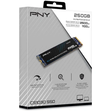 "M.2 250GB PNY CS1030 M280CS1030-250-RB 0.329 DWPD