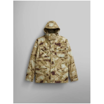 TACTICAL M-65 FIELD JACKET - GREEN BLUR CAMO / 3XL