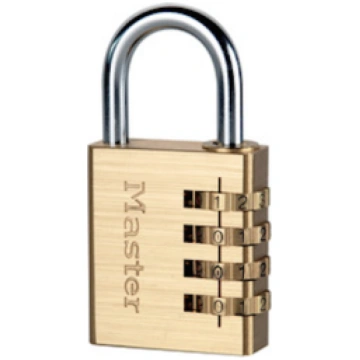 604EURD | Aluminium combination padlock - Steel sh