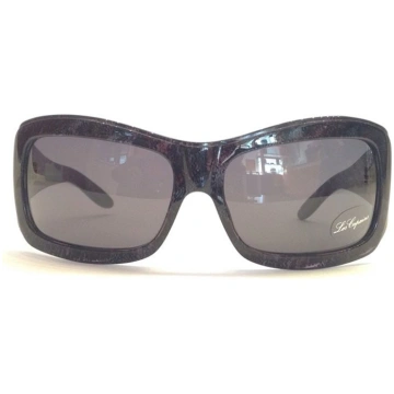 Occhiali da sole donna acetato nero striato les co