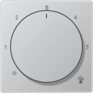 Centrālplate termostatam, alumīnijs, A range A1749